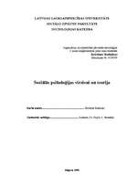 Research Papers 'Sociālās psiholoģijas virzieni un teorija', 1.