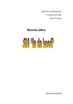 Business Plans 'SIA “In da Hood”', 1.