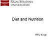 Presentations 'Diet and Nutrition', 1.