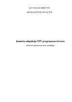 Research Papers 'Jauniešu adaptācija YFU programmas ietvaros', 1.