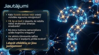 Presentations 'Kā fiziskās aktivitātes aizsargā smadzeņu veselību', 15.