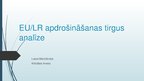 Presentations 'Eiropas Savienības un Latvijas Republikas apdrošināšanas tirgus analīze', 1.