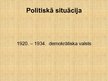 Presentations 'Ekonomiskā, politiskā situācija Latvijā 20.gadsimta 20.-30.gados. Starptautiskās', 10.