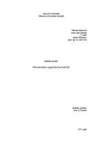 Research Papers 'Nevalstiskās organizācijas Latvijā', 1.