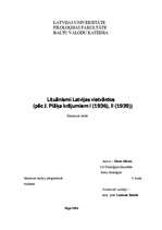 Term Papers 'Lituānismi Latvijas vietvārdos (pēc J. Plāķa krājumiem I (1936), II (1939))', 1.