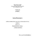 Summaries, Notes 'Kopējais pieprasījums. Multiplikatora (reizinātāja) modelis', 1.