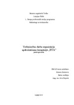 Research Papers 'Tirdzniecības darba organizācija apdrošināšanas kompānijā "BTA"', 1.