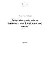 Research Papers 'Derīgo izrakteņu – māla, smilts un kaļķakmeņa izzušana Brocēnu novadā un tā apkā', 1.