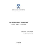 Summaries, Notes 'Latvijas un Indijas salīdzinājums', 1.