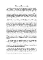 Summaries, Notes 'Leona Leščinska traģikomēdijas "Tikai nesaki nevienam" recenzija', 1.