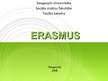 Presentations 'Programma "Erasmus"', 1.