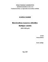Research Papers 'Būvniecības nozares attīstība Baltijas valstīs (2000.-2006.gadi)', 1.