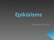 Presentations 'Epikūrisms', 1.