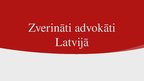 Presentations 'Advokatūra', 25.