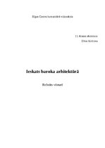 Research Papers 'Ieskats baroka arhitektūrā', 1.