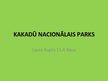 Presentations 'Kakadū Nacionālais parks', 1.