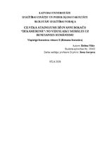 Research Papers 'Cilvēka atainojums Džovanni Bokačo “Dekameronā”: no viduslaiku morāles uz renesa', 1.