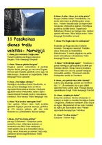 Essays 'Vienpadsmit dienu ekskursija Norvēģijā', 10.