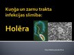 Presentations 'Infekciju slimības. Holēra', 1.