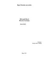 Research Papers 'Microsoft Excel finanšu funkcijas', 1.