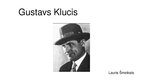 Presentations 'Gustavs Klucis', 1.