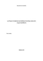 Research Papers 'Latvijas un ES politika liellopu gaļas ražošanā', 1.