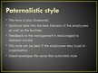 Presentations 'Management Styles', 4.