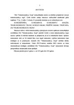 Term Papers 'Анализ конкурентоспособности и перспективы развития OOO "Telekomunikāciju Grupa"', 1.