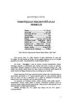 Research Papers 'Norvēģijas prezentēšanas modelis', 1.