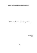 Research Papers 'DDOS uzbrukumi un prevencijas pasākumi', 1.