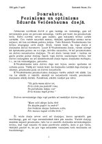 Essays 'Pesimisms un optimisms Eduarda Veidenbauma dzejā', 1.