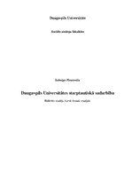 Research Papers 'Daugavpils Universitātes starptautiskā sadarbība', 1.
