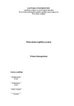 Practice Reports 'Pirmsskolas izglītības prakse', 1.