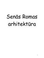 Research Papers 'Senās Romas arhitektūra', 1.