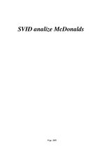 Summaries, Notes 'SVID analīze uzņēmumam "McDonalds"', 1.