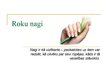 Presentations 'Roku nagi', 1.