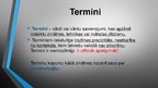 Presentations 'Termini un profesionālismi', 2.