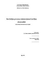 Research Papers 'Inovācijas procesa raksturojums Latvijas ekonomikā', 1.