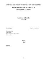 Research Papers 'Kursa darbs praktiskajā mežkopībā', 1.