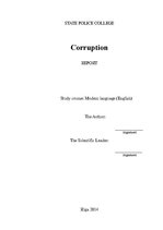 Research Papers 'Corruption', 1.