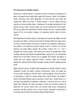 Essays 'The Importance of a Healthy Lifestyle', 1.