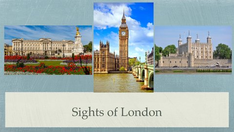 Presentations 'Sights of London', 1.