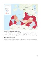 Research Papers '14. Saeimas vēlēšanu kandidātu ģeogrāfiskais izvietojums attiecībā pret Latvijas', 17.