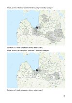 Research Papers '14. Saeimas vēlēšanu kandidātu ģeogrāfiskais izvietojums attiecībā pret Latvijas', 35.
