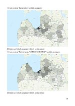 Research Papers '14. Saeimas vēlēšanu kandidātu ģeogrāfiskais izvietojums attiecībā pret Latvijas', 38.