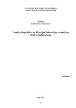 Research Papers 'Latvijas Republikas un Krievijas Federācijas mantojuma tiesību salīdzinājums', 1.