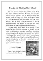 Summaries, Notes 'Žanna d’Arka', 2.