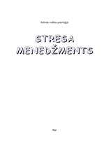 Research Papers 'Stresa menedžments', 1.
