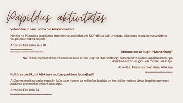 Presentations 'Viesnīcas “Bahnhofs Hotel” piedāvājums pastaigai pa Alūksni', 7.