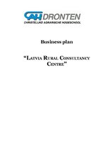 Business Plans 'Latvian Rural Consultancy Centre', 1.